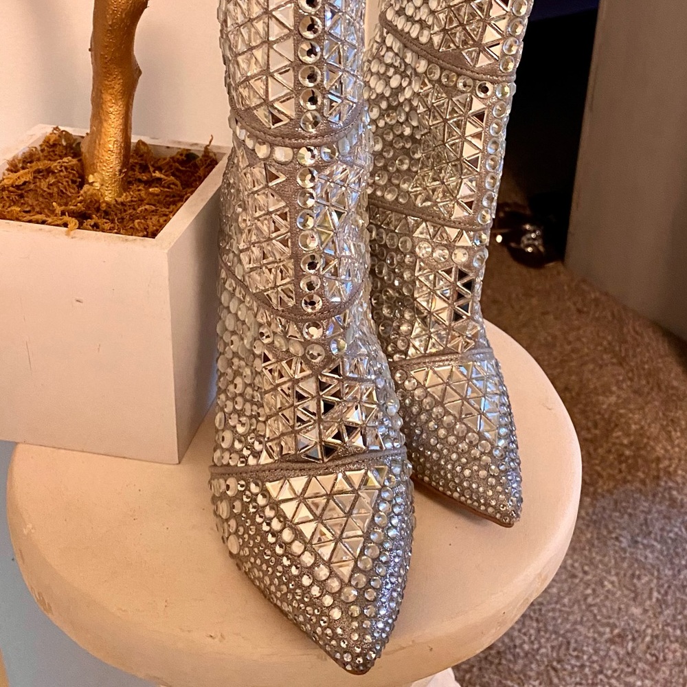 Steve Madden Rhinestone Bootie - Picture 3 of 6